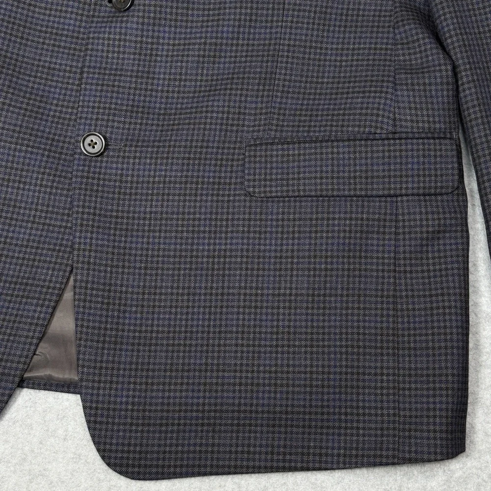 Lauren Ralph Lauren Black Label Men's 44 R Blazer Sport Coat Jacket Plaid Check